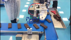 High output eiwit energie bar snijden scheiden flow verpakkingslijn