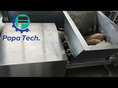 3 rijen eiwitreepmachine met roestvrijstalen mal klaar om te verzenden naar de VS