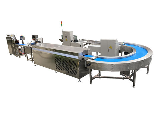 Productielijn voor drielagen proteïnebalken 220V Papa-inkrustingsmachinesysteem