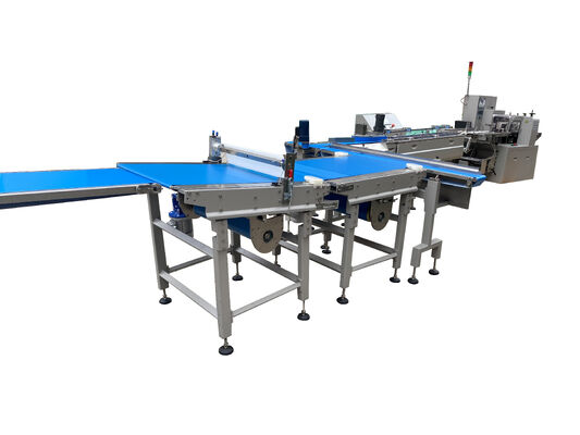 Goede prijs Full Automatic Flow Wrap Food Sorting and Flow Packing Machine online