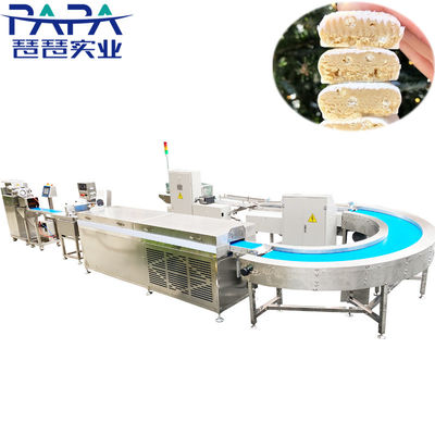 kwaliteit Productielijn van chocoladerepen van roestvrij staal 120pcs/min-540pcs/min 6,5kw fabriek