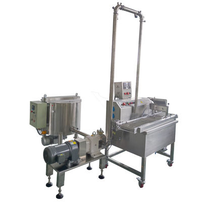 Goede prijs Chocolate Enrober Machine Chocolate Holding Tank Premium Efficiency Design online