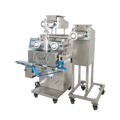 Goede prijs P188 Four Hoppers Encrusting Machine for 3-Fillings Ball and Multi-Layer Products with 220V Voltage and 400kg Weight online