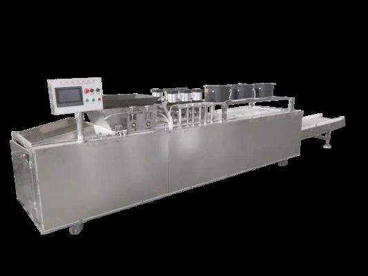 Goede prijs Rice Krispie Moulding Machine High Output Touch Screen Cereal Bar Line online