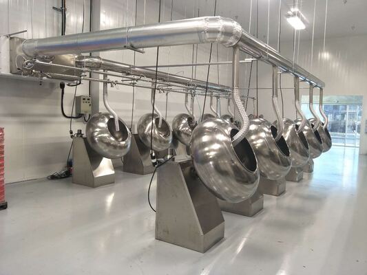 Goede prijs 220 V 380 V chocolade-pannenmachine 32 t/min Chocoladepoetsmachine online