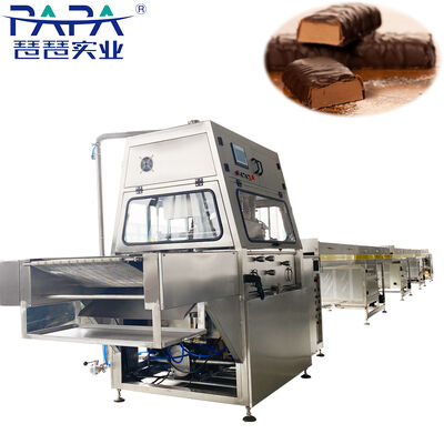 Goede prijs Granola Bar Chocolade Omhulling Machine Koeltunnel Coating Apparatuur online