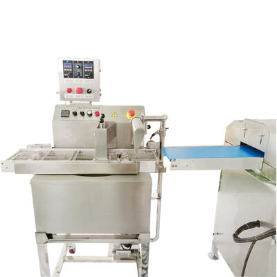 Goede prijs Hoogproductieve chocolade-enrober machine 304 roestvrij staal 220V vermogen online