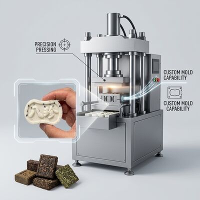 Goede prijs Gecomprimeerde kruidenthee baksteen maken Hydraulische pers machine semi-automatisch online